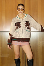 Load image into Gallery viewer, Horse Zip Sweater Jacket