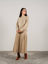 Load image into Gallery viewer, Cashmere Mix Pleated Skirt
