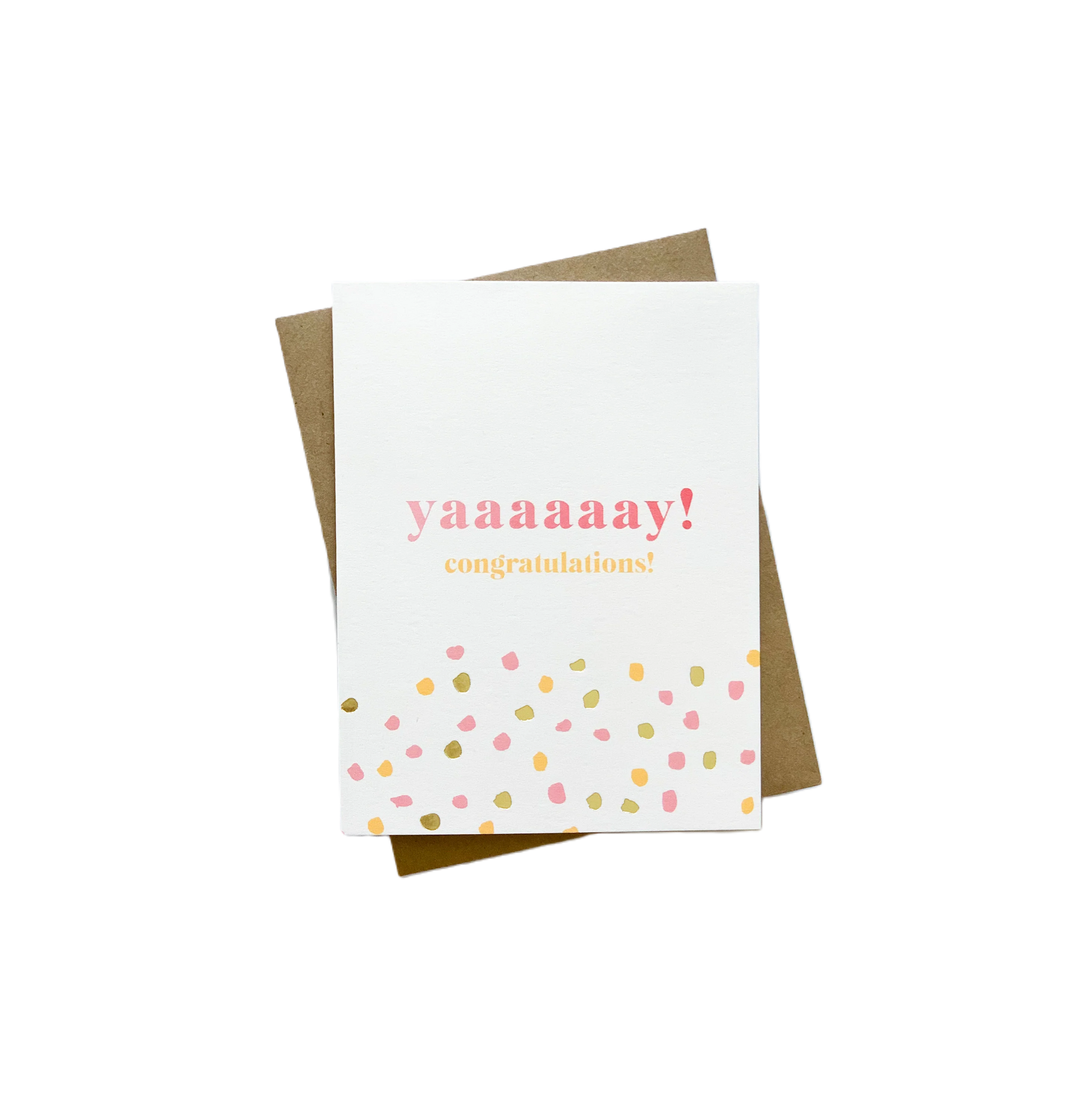 Yaaaay! Ombre & Gold Foil Card