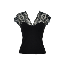 Load image into Gallery viewer, Marie Lace Shoulder Top