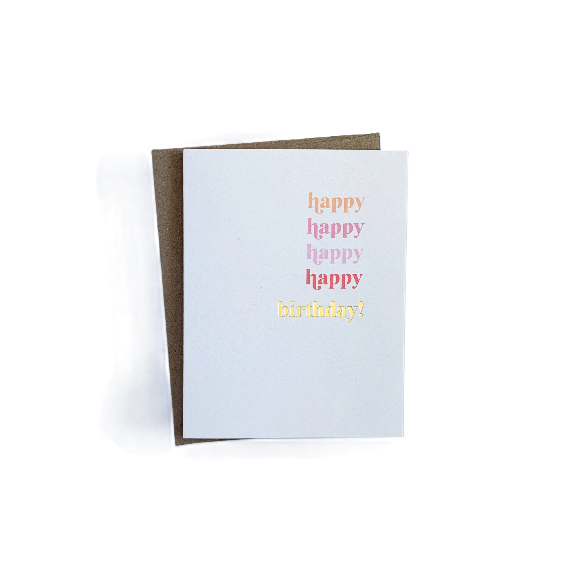 Happy Happy Birthday Card
