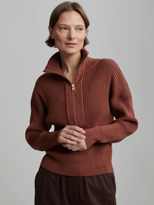 Janie Half Zip Knit