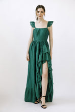 Load image into Gallery viewer, Cordelia Ruffle Slit Dress