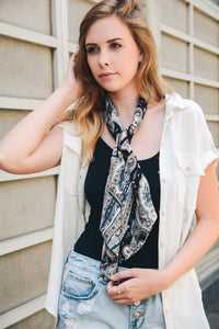 Paisley Elongated Neck Scarf