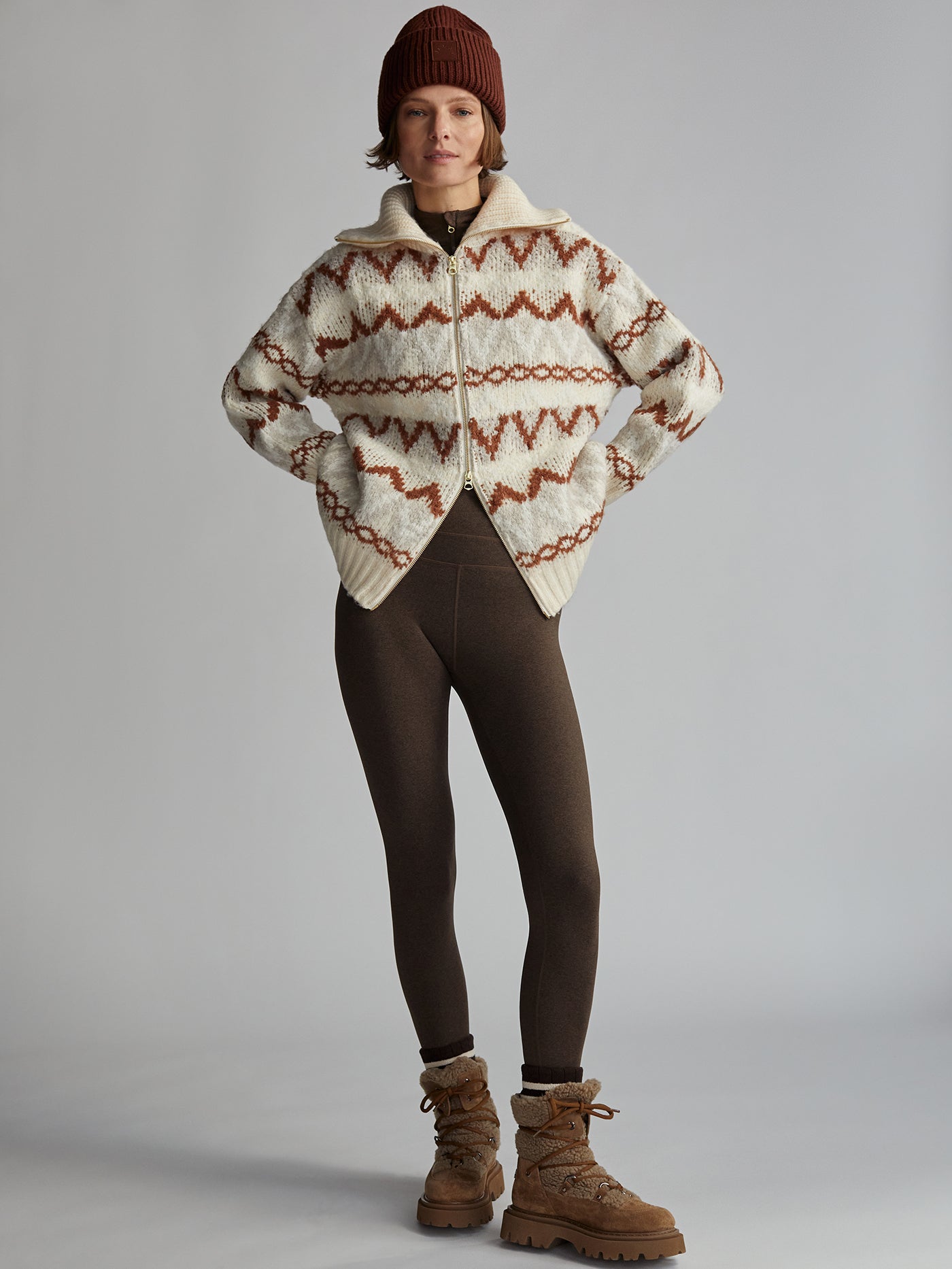 Brooke Fairisle knit Jacket