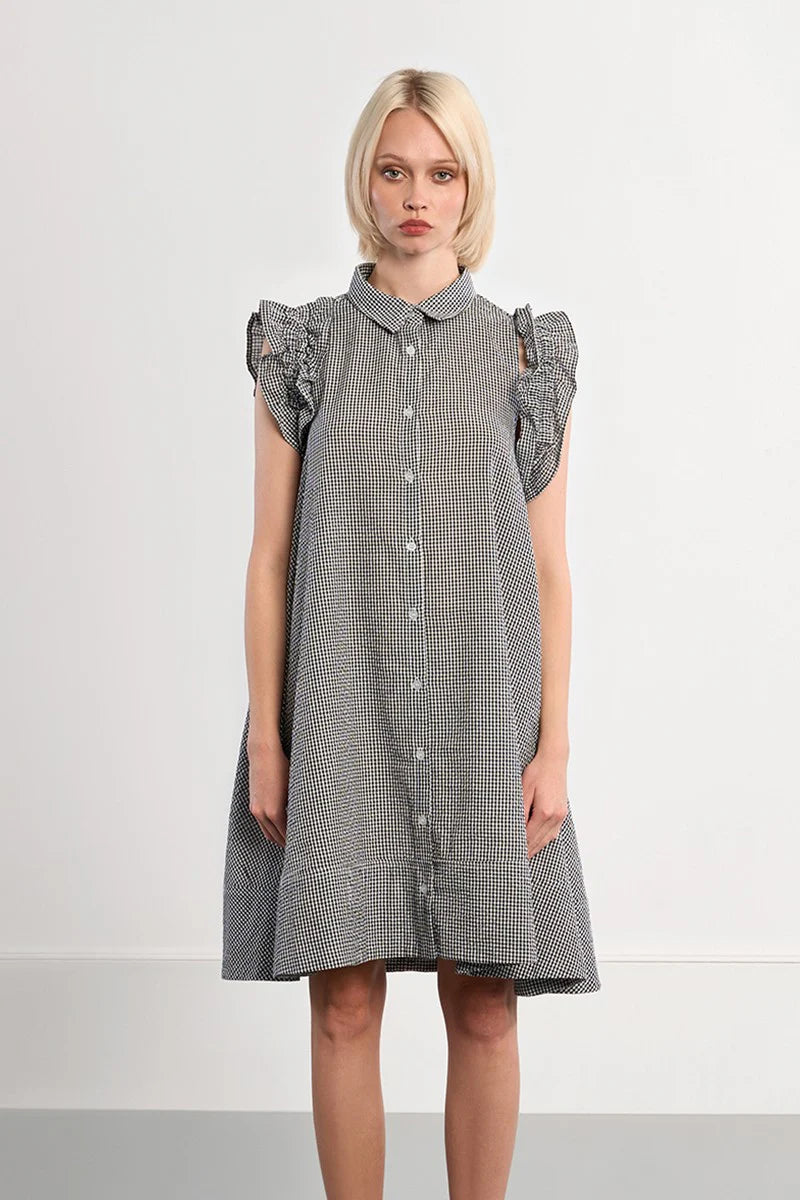 Gigi's Gingham Shirt Dress