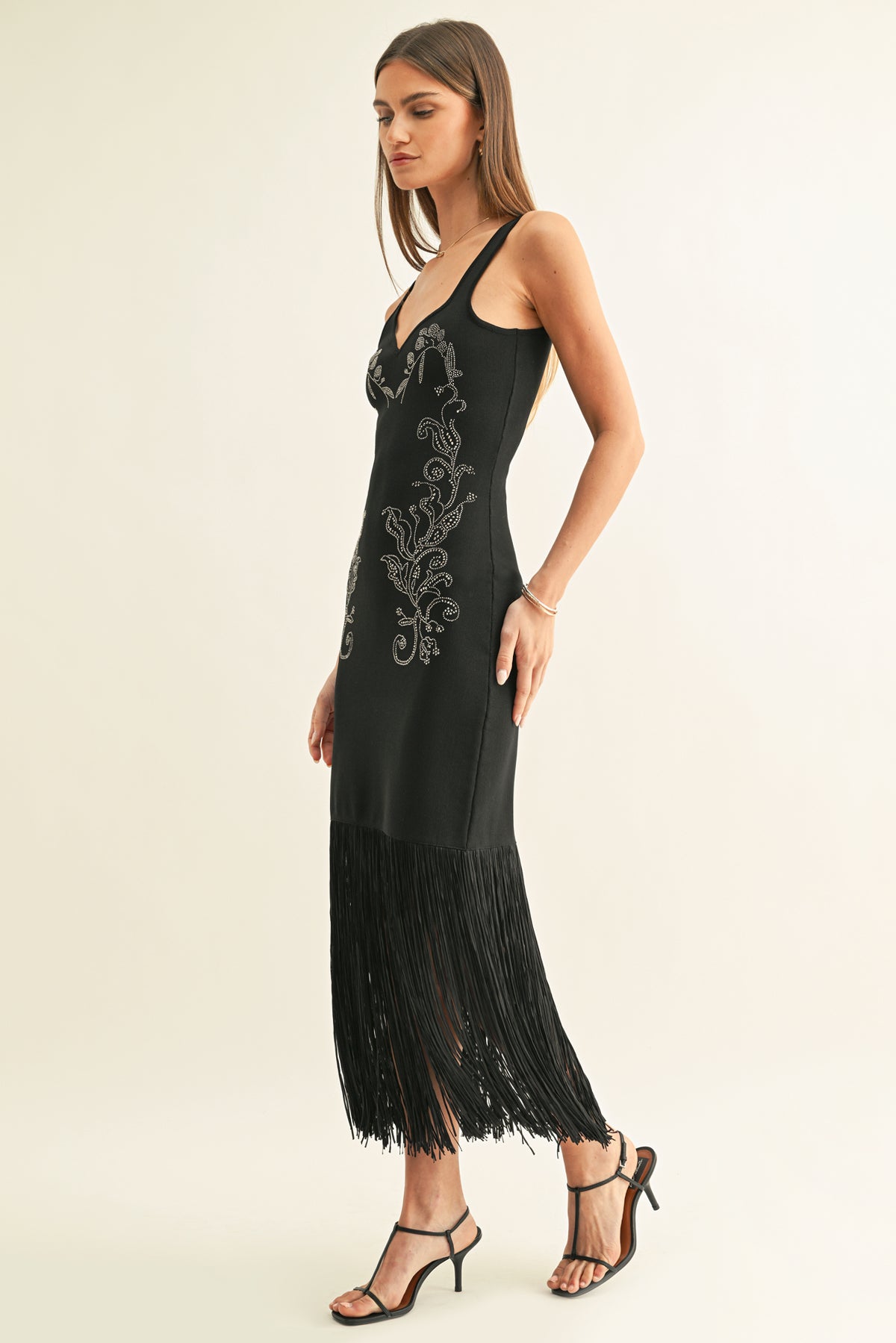 Amani Sparkle Fringe Dress