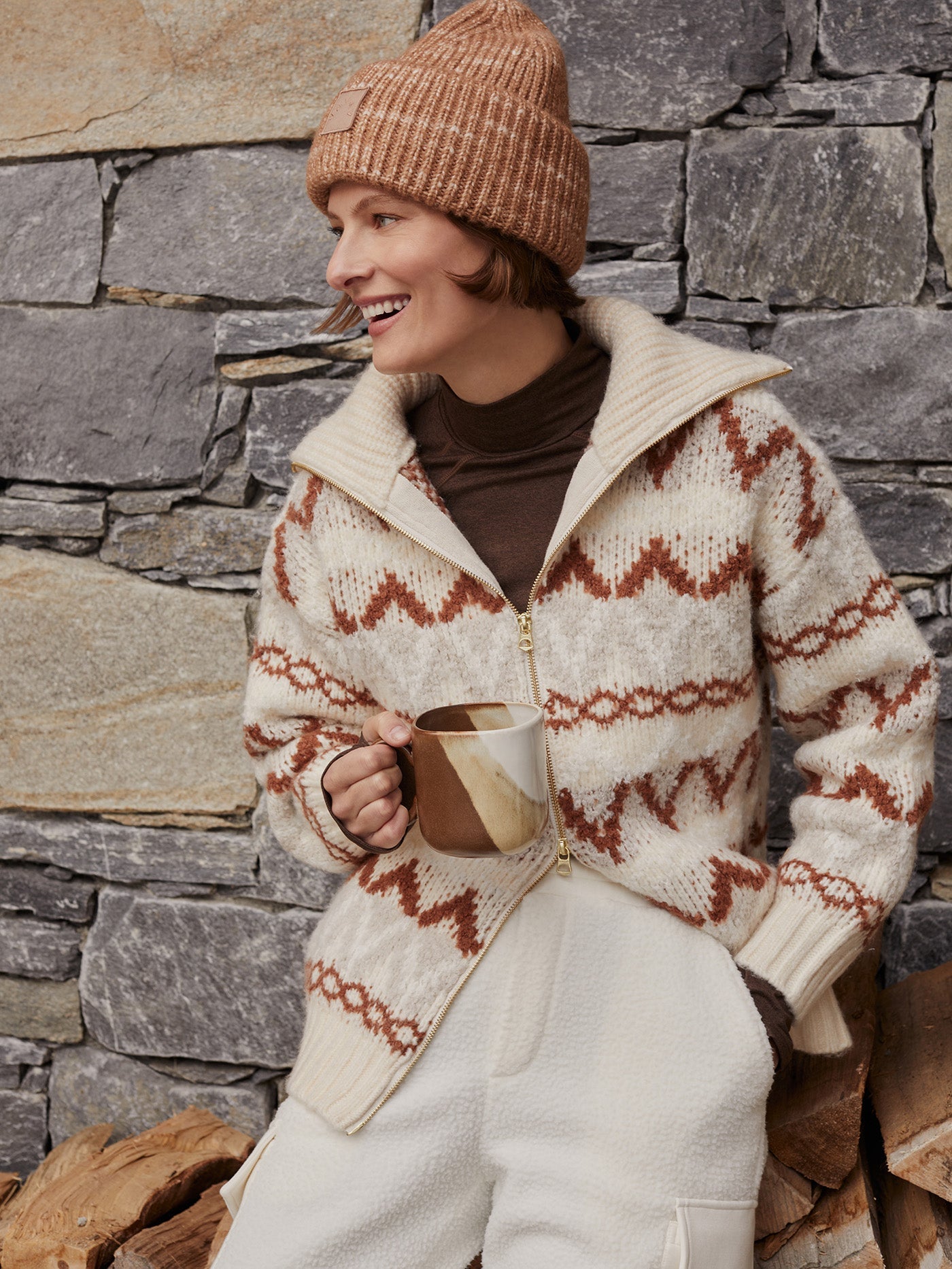 Brooke Fairisle knit Jacket