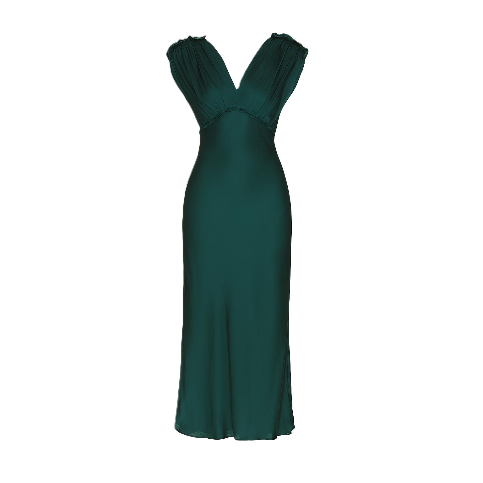 Dietra Satin Midi Dress