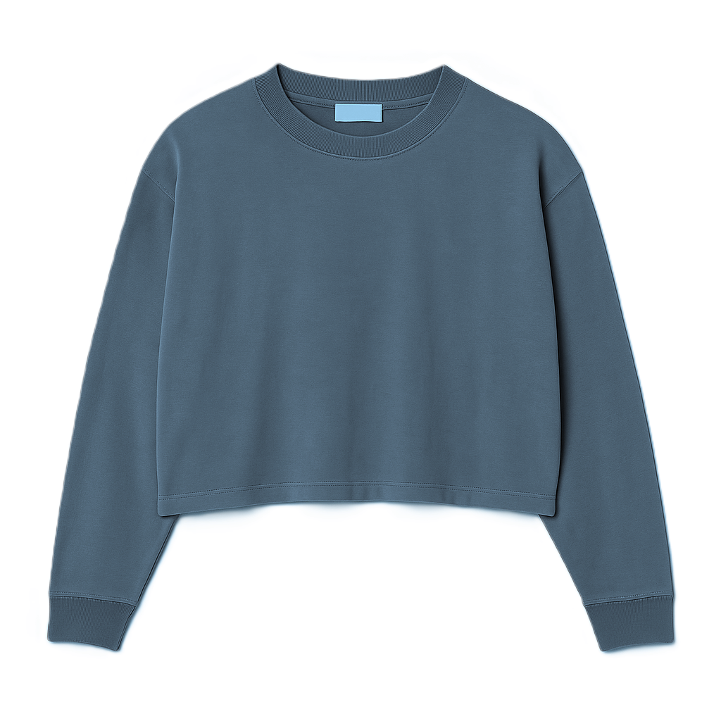 Relaxed Crop LS Tee