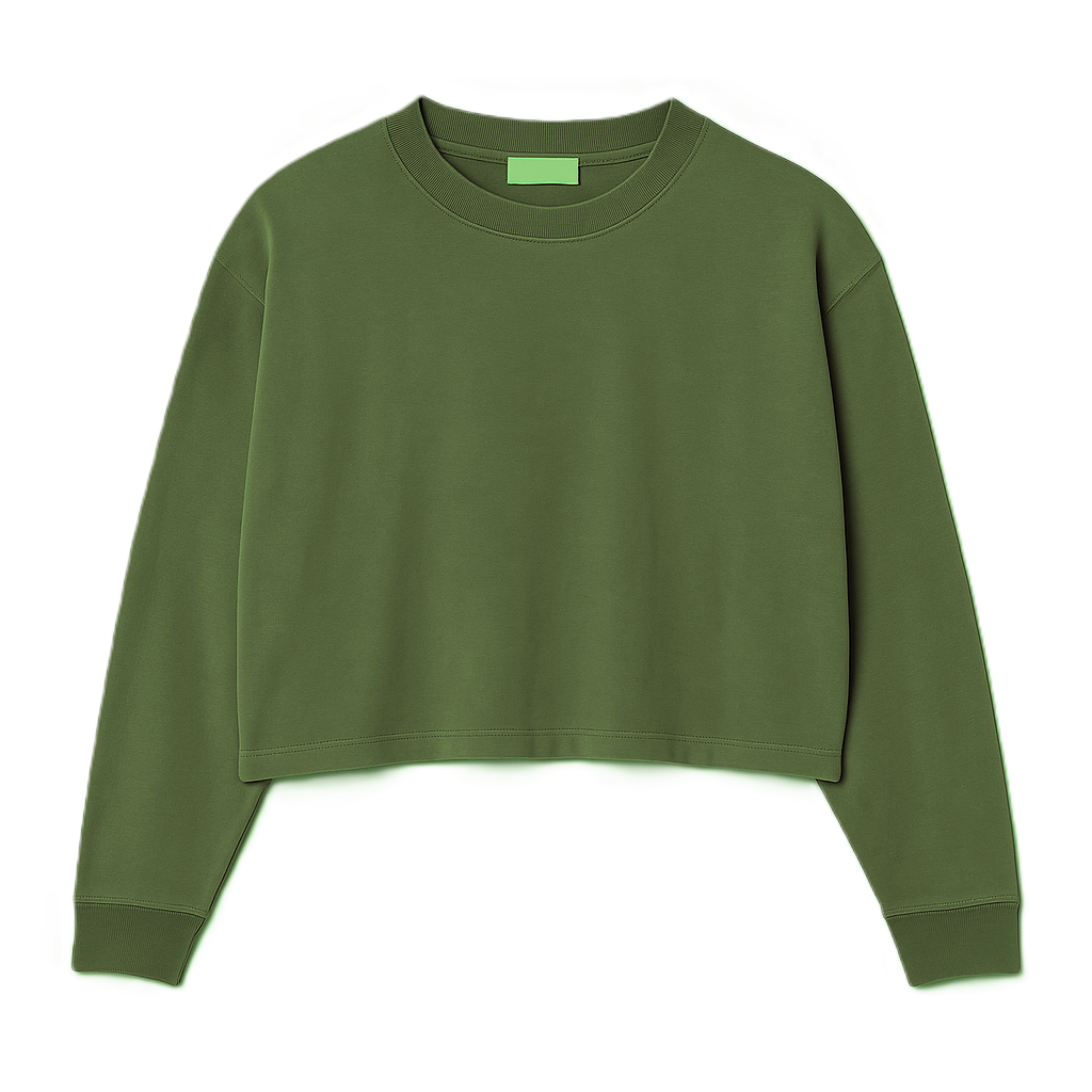 Relaxed Crop LS Tee