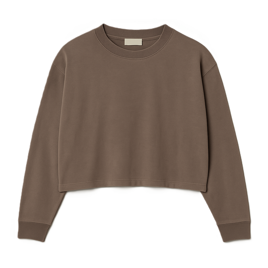Relaxed Crop LS Tee