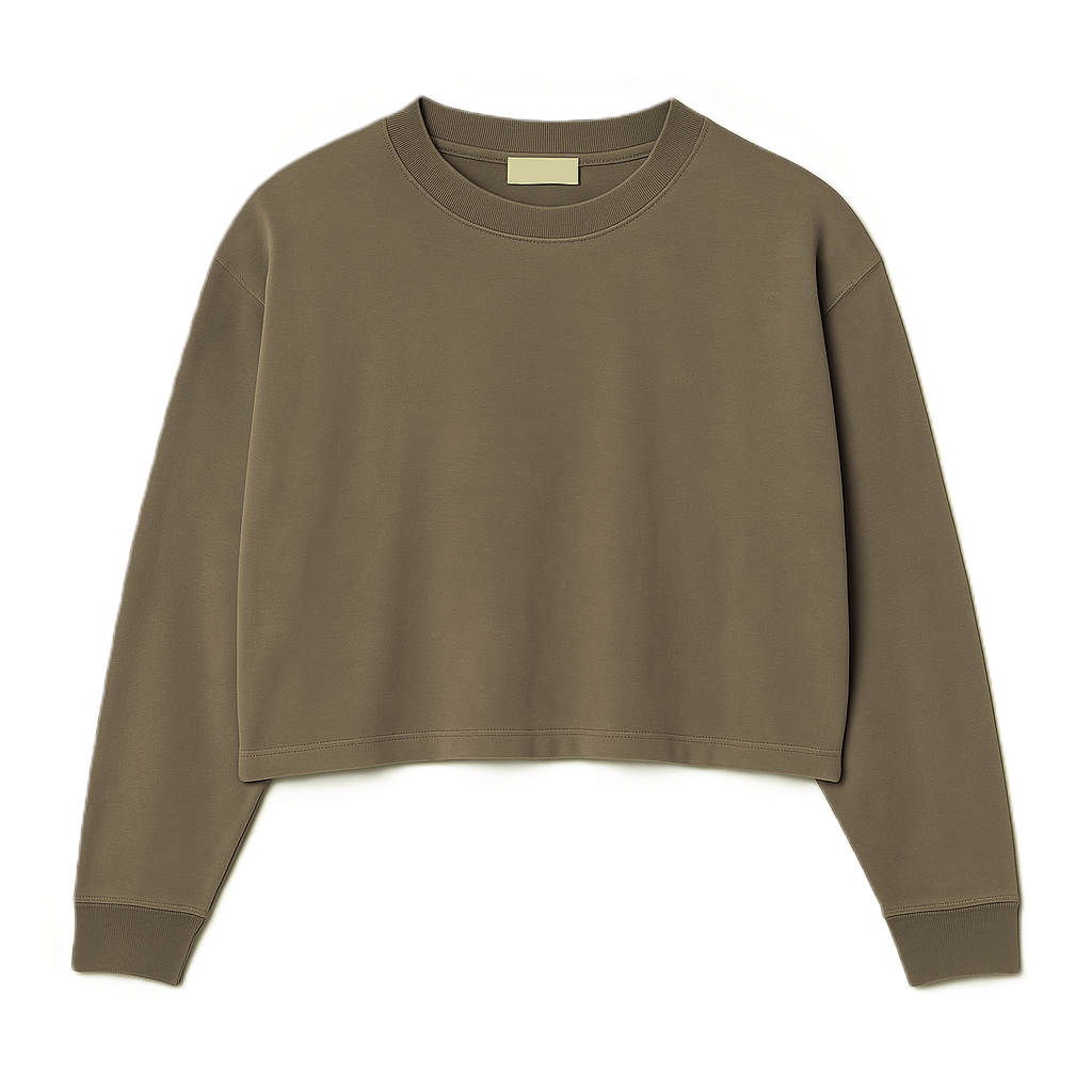 Relaxed Crop LS Tee