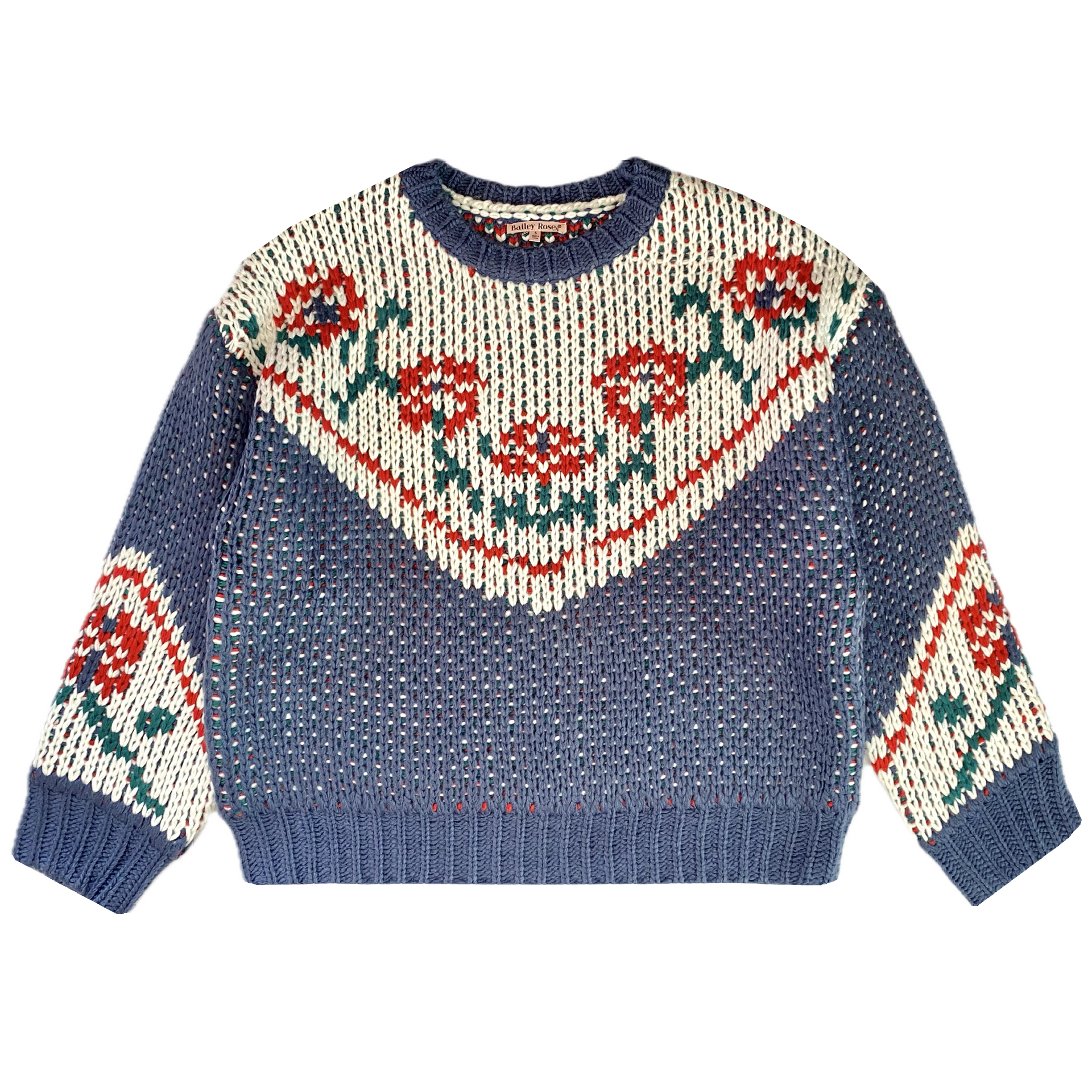 RISLEY リズレー　Intarsia knit 完売 Sienna Intarsia Knit Sweater – The Sparrow Mercantile