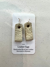 Load image into Gallery viewer, Leather Loop Earrings