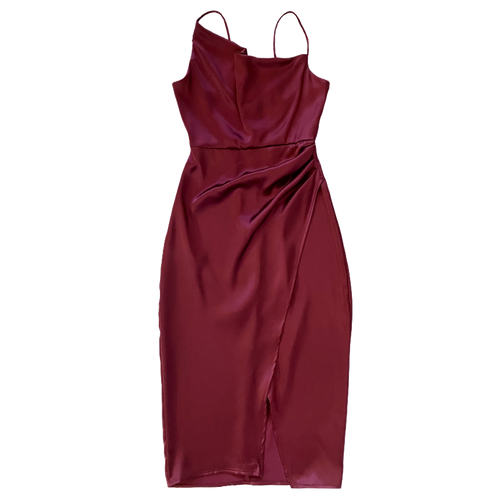 Magda Cowl Neck Midi Dress