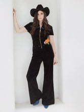 Load image into Gallery viewer, Black Wild Child Corduroy Jumpsuit