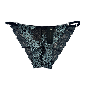 Vera Embroidered Mesh Tanga