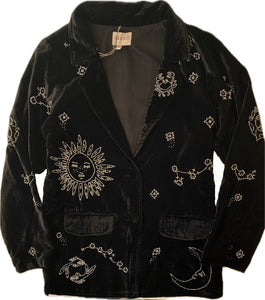 Zodiac Velvet Blazer