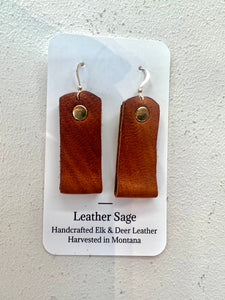 Leather Loop Earrings