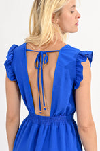 Load image into Gallery viewer, Cobalt Open Back Playsuit