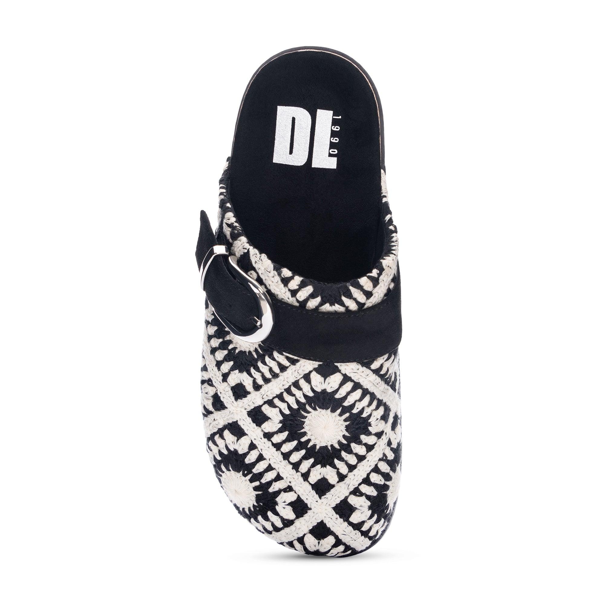 【関税＆送料込み】ChloAC Mae Flat Mules Women's Adjustable Buckle Strap Flat Mules Retro Closed Toe