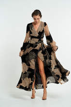 Load image into Gallery viewer, Haisley Velvet Burnout Dress