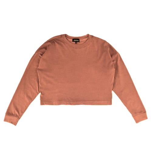 Relaxed Crop LS Tee