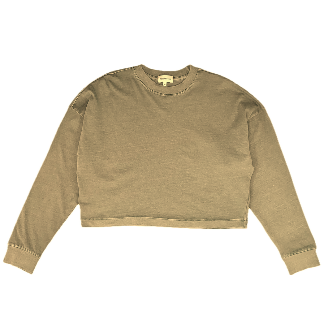 Relaxed Crop LS Tee