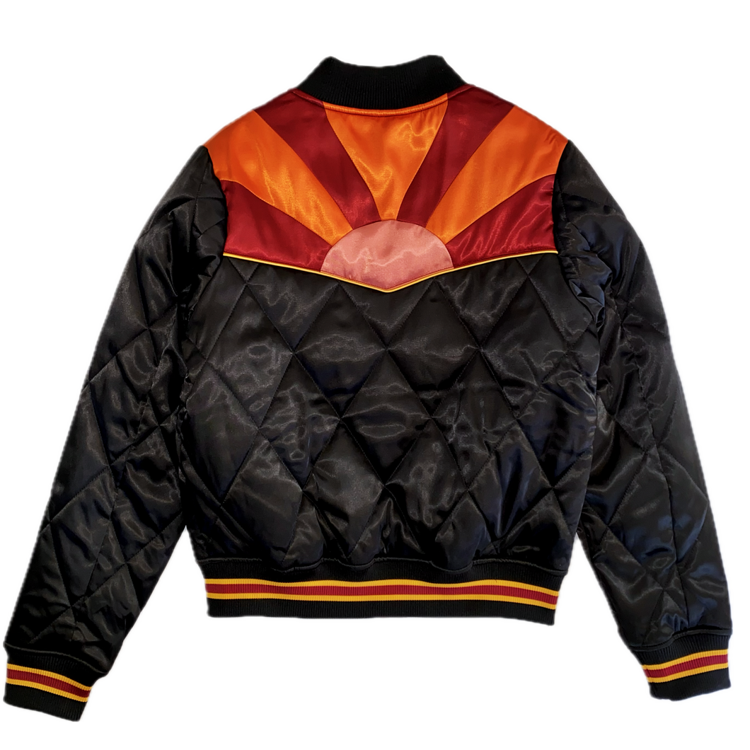 Black Rising Sun Bomber Jacket