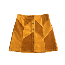 Load image into Gallery viewer, Cinnamon Girl Gold Cord Skirt