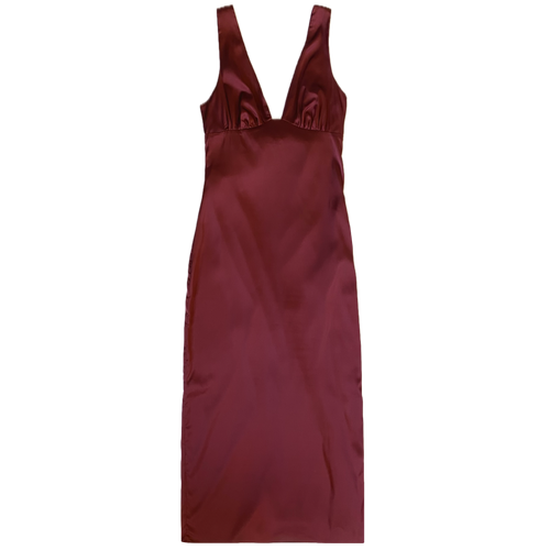 Noel Satin Midi Dress