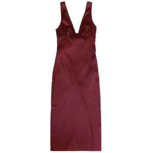 Noel Satin Midi Dress