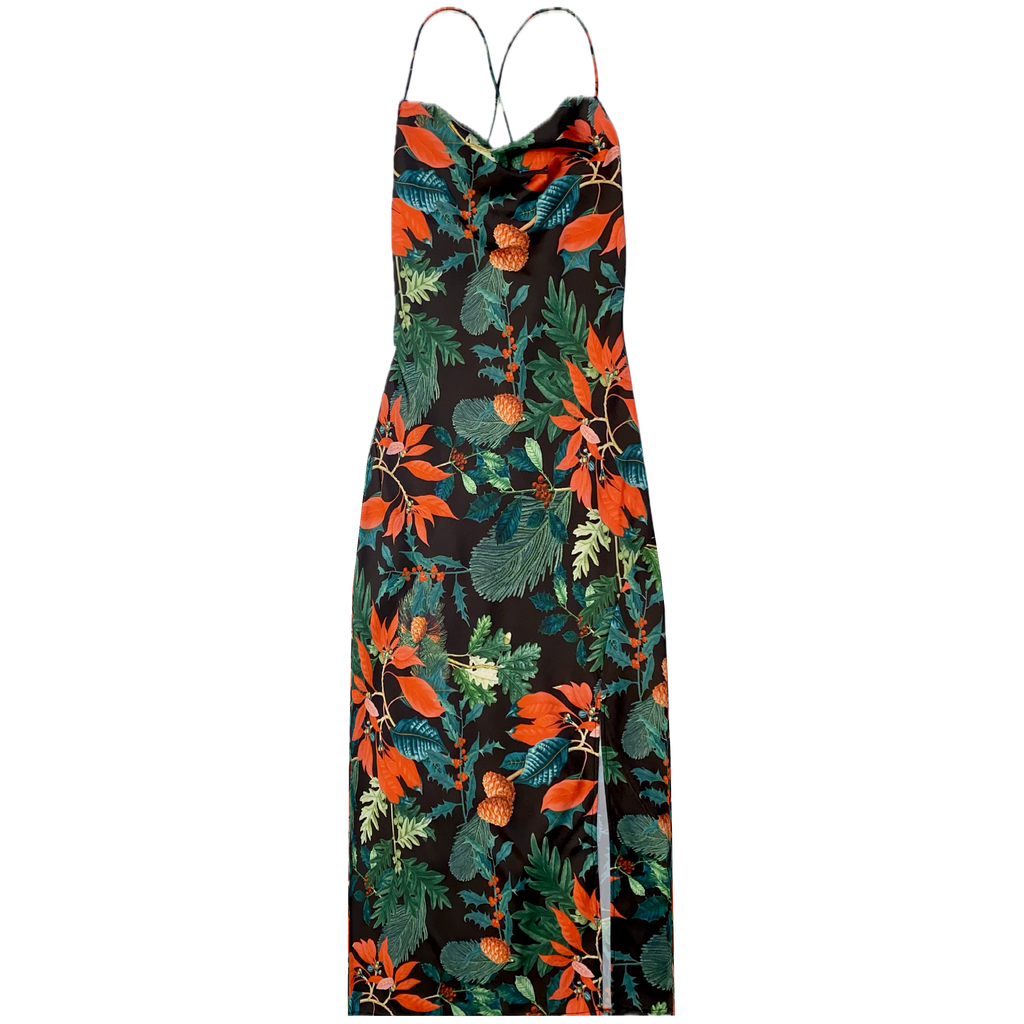 Holly Jolly Cowl Neck Dress