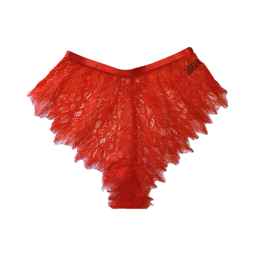 Red Lace Tap Short