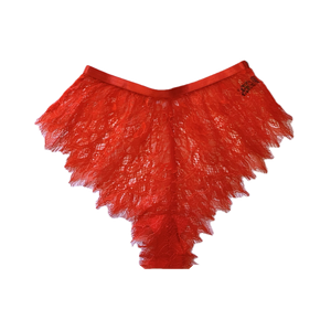 Red Lace Tap Short