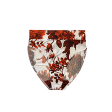 Load image into Gallery viewer, Red Floral Lounge Brief