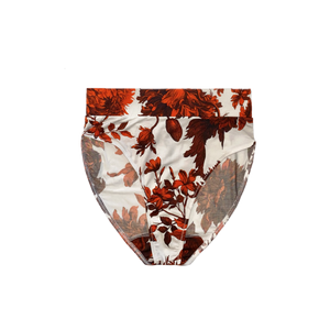 Red Floral Lounge Brief