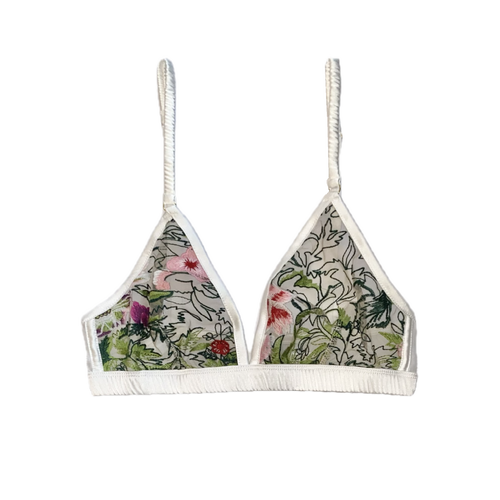 Floral Triangle Bralette