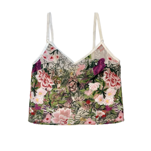 Floral Embroidered Cami