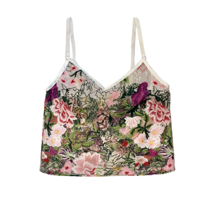 Floral Embroidered Cami