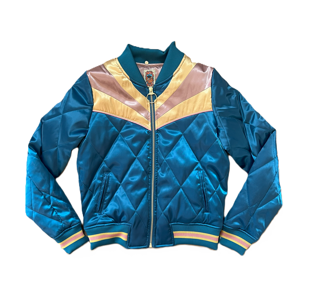 Peacock Rising Sun Bomber Jacket