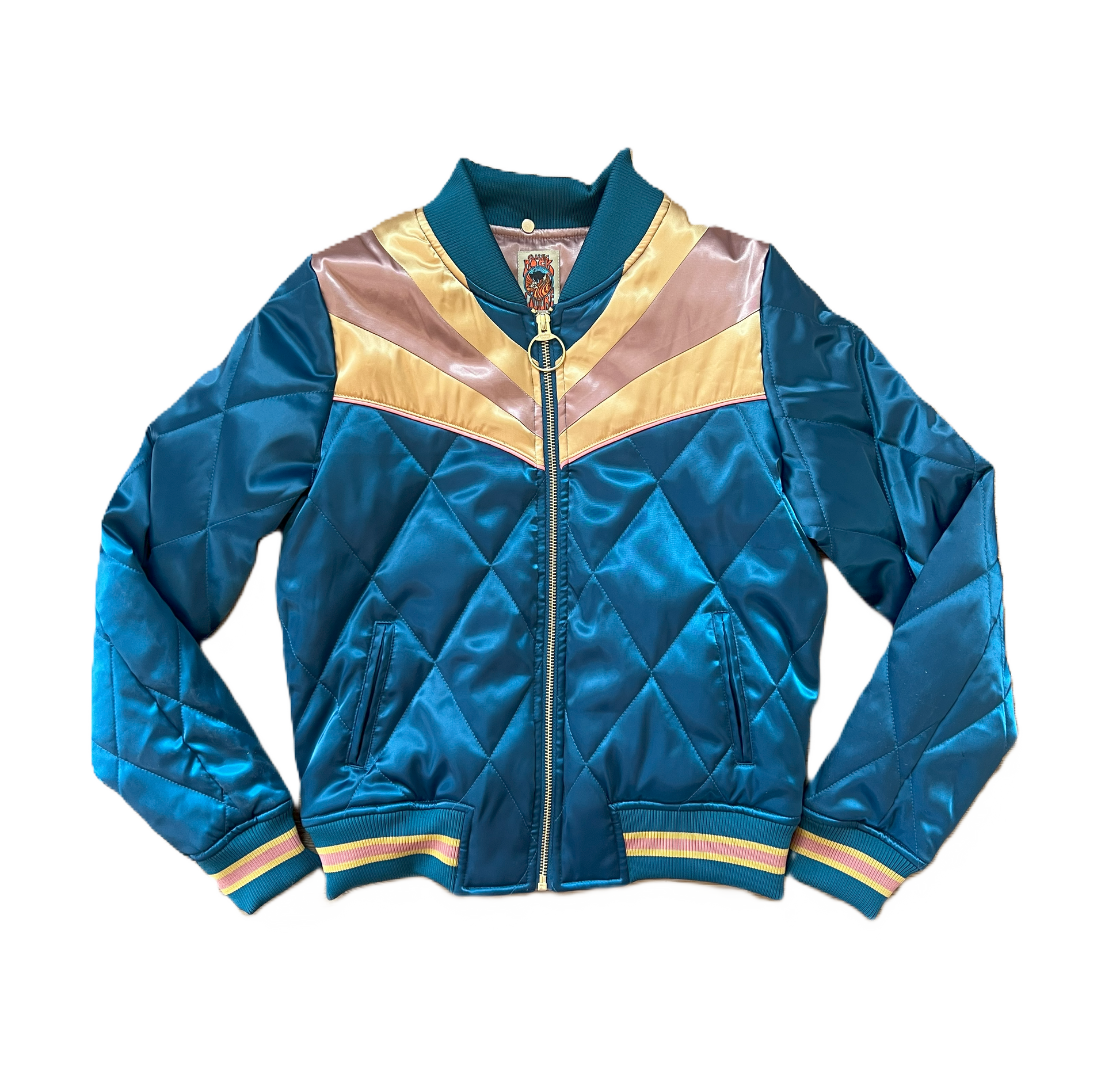 Peacock Rising Sun Bomber Jacket