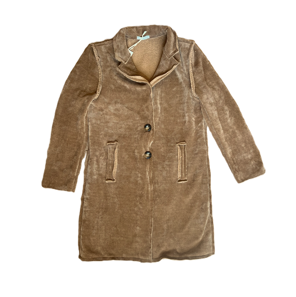 Agata Soft Cord Car Coat