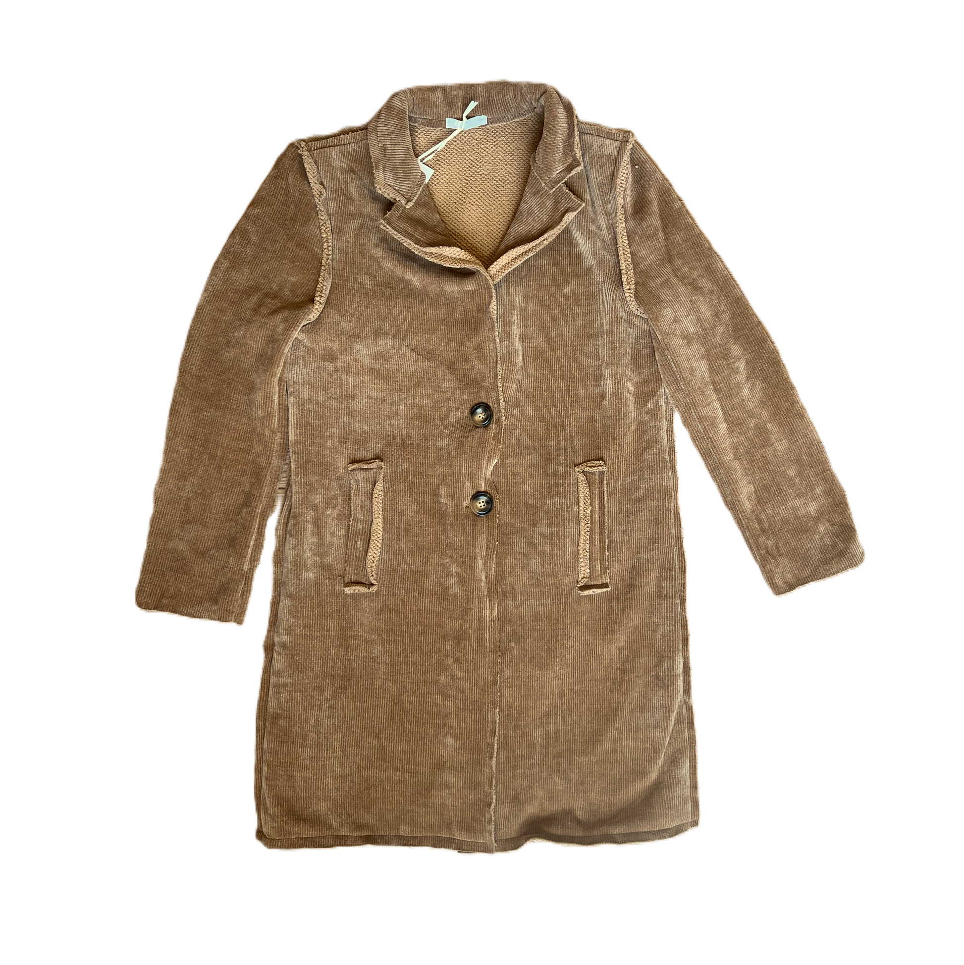 Agata Soft Cord Car Coat