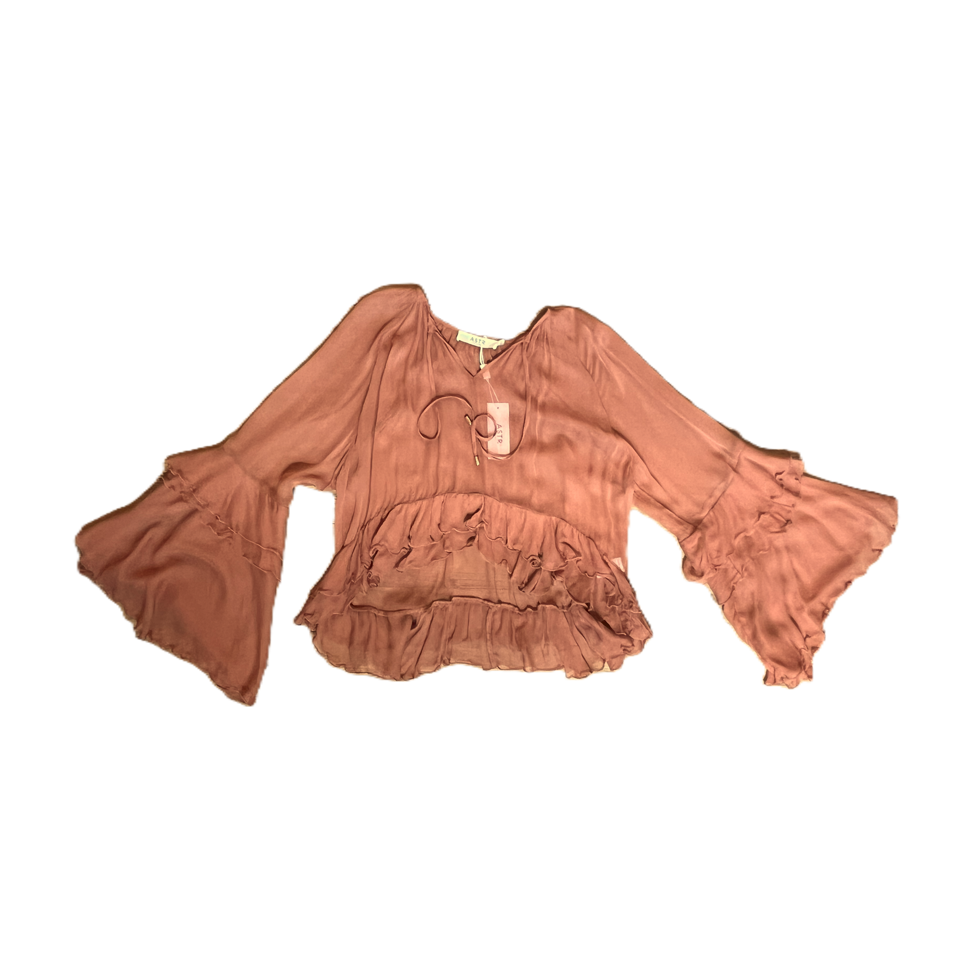 Margaery Flowy Frill Top