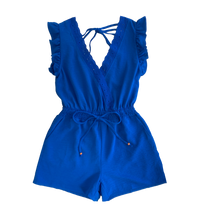 Load image into Gallery viewer, Cobalt Open Back Playsuit