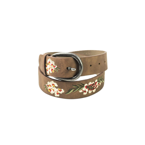 Cheyanne Floral Embroidered Belt