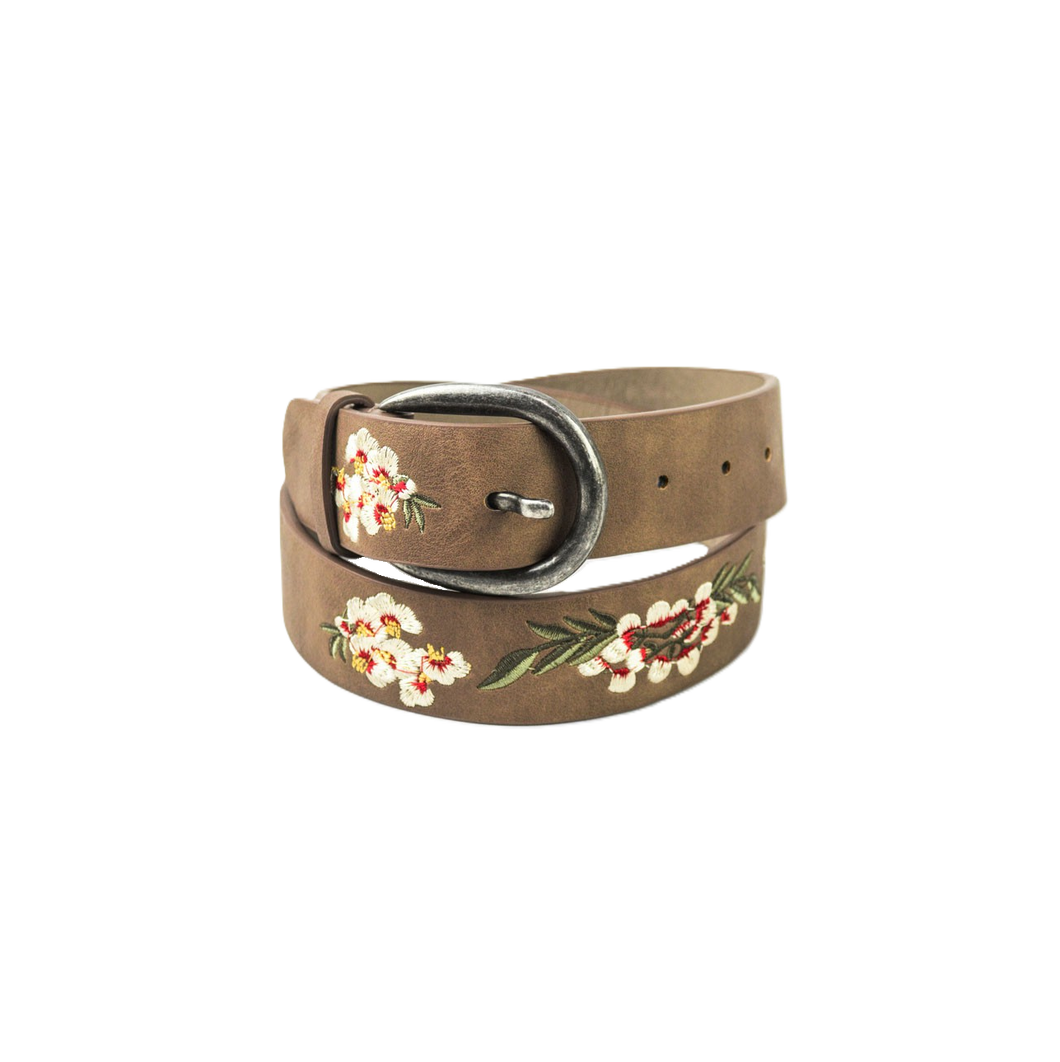 Cheyanne Floral Embroidered Belt