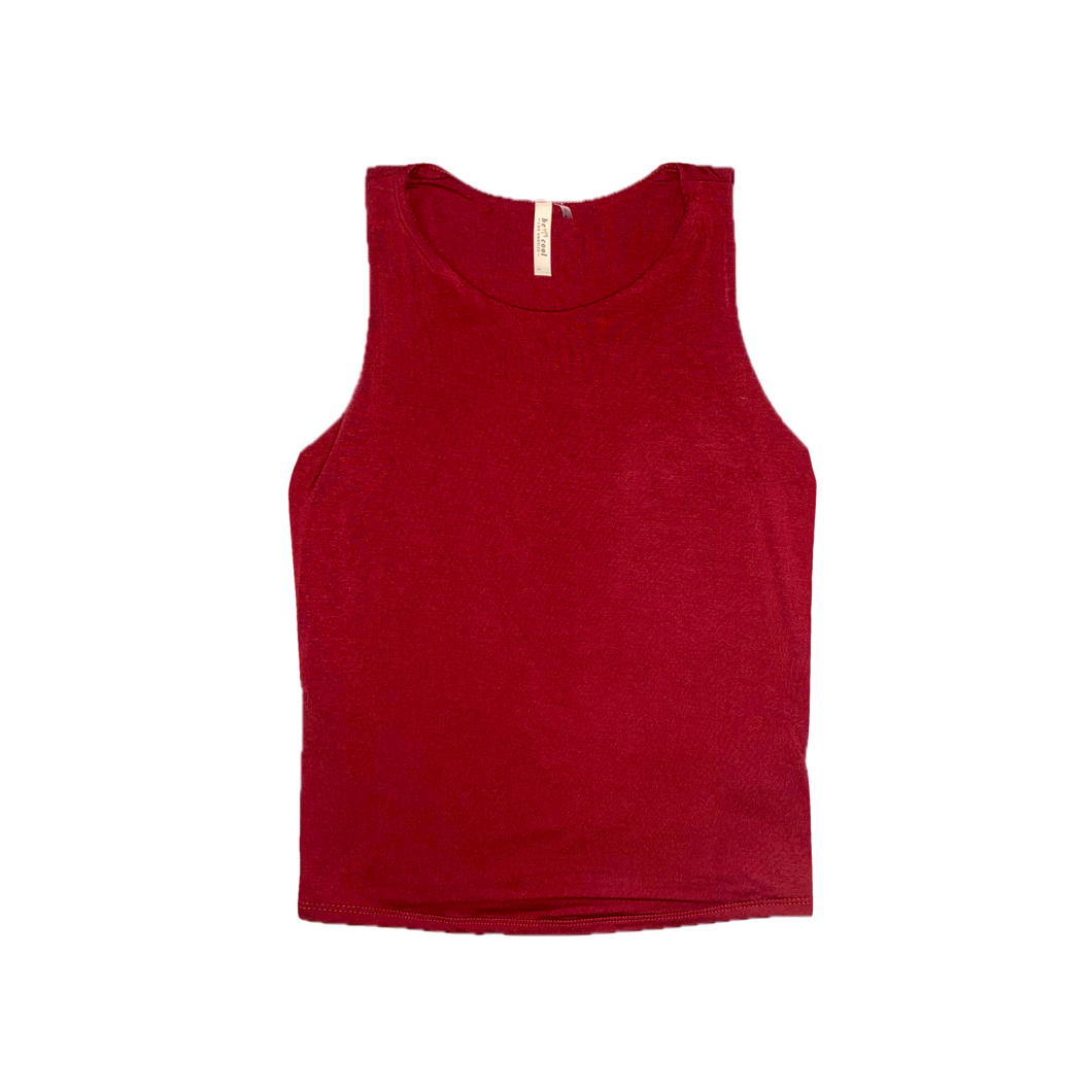 Double Lined Round Neck Tank